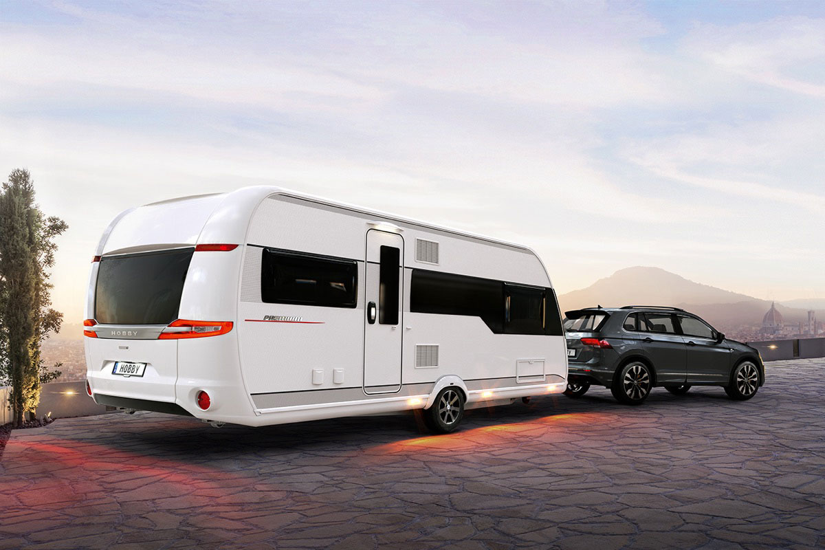 3D Rendering Hobby Wohnwagen