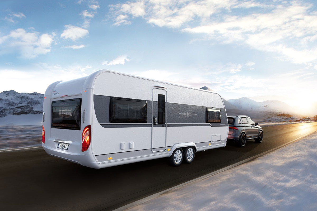 3D Rendering Hobby Wohnwagen
