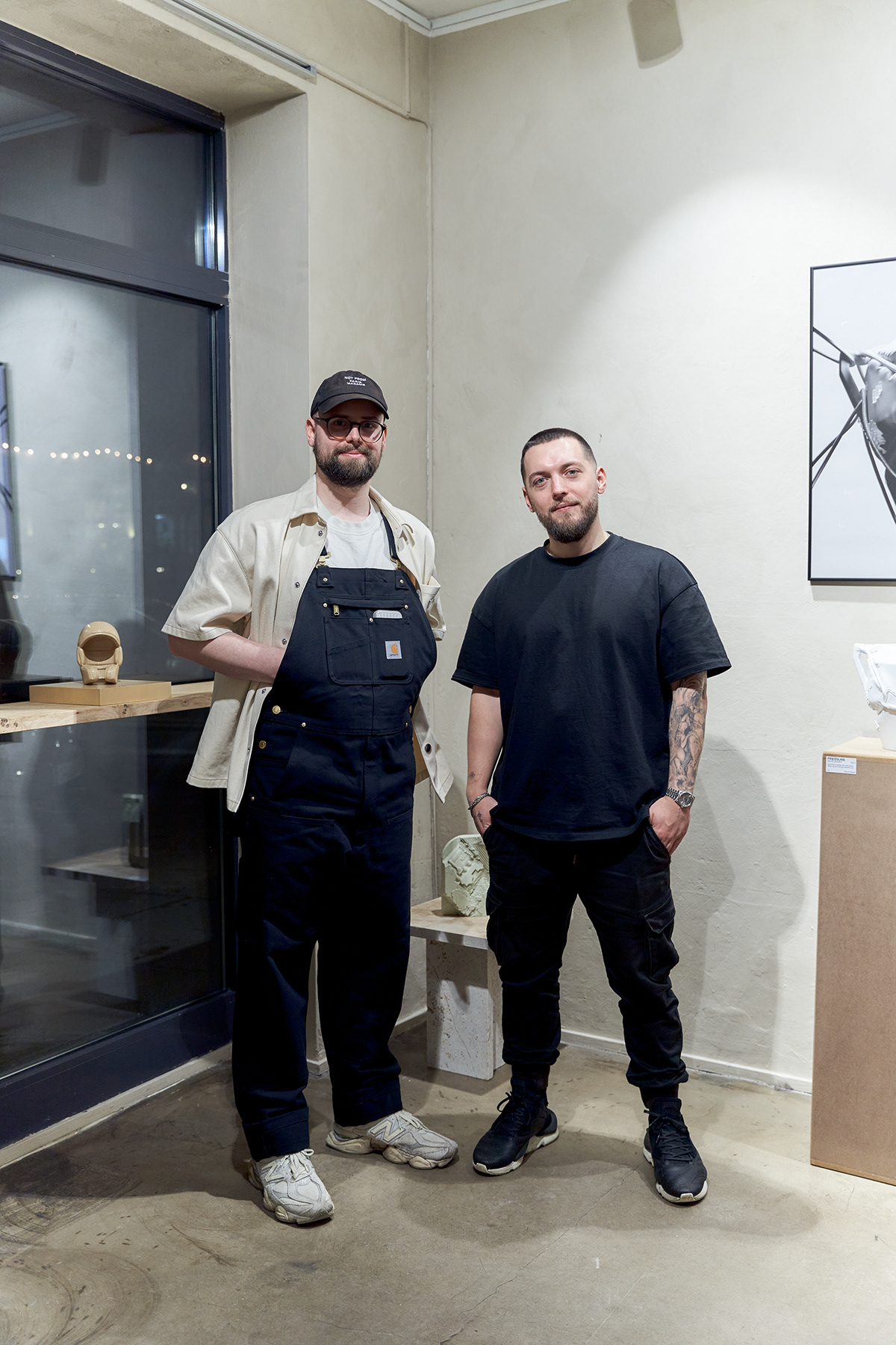 Max Salzborn und Kevin Jaeger auf der Process Exhibition