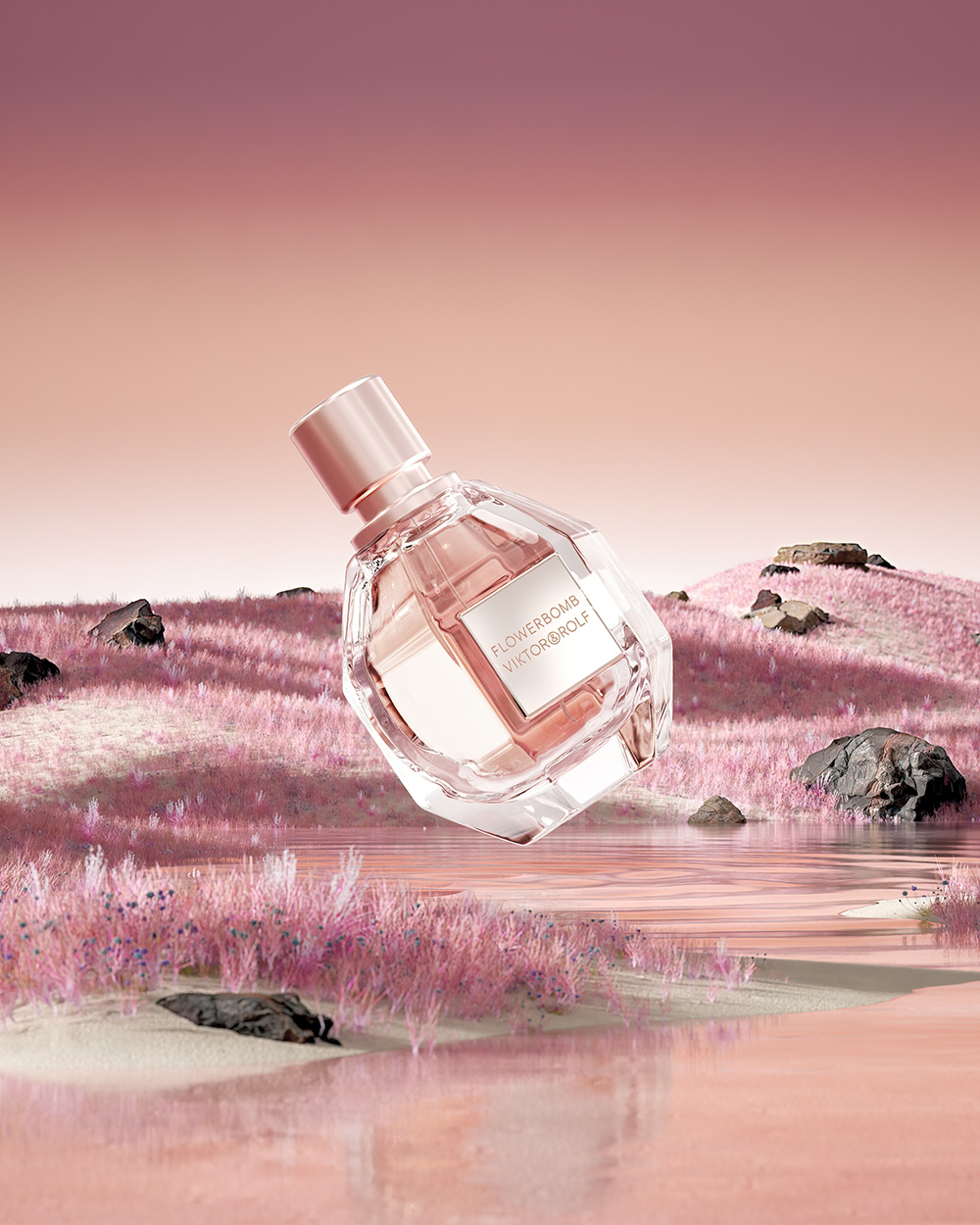 Flowerbomb parfume 3D Rendering  by Kevin Jaeger